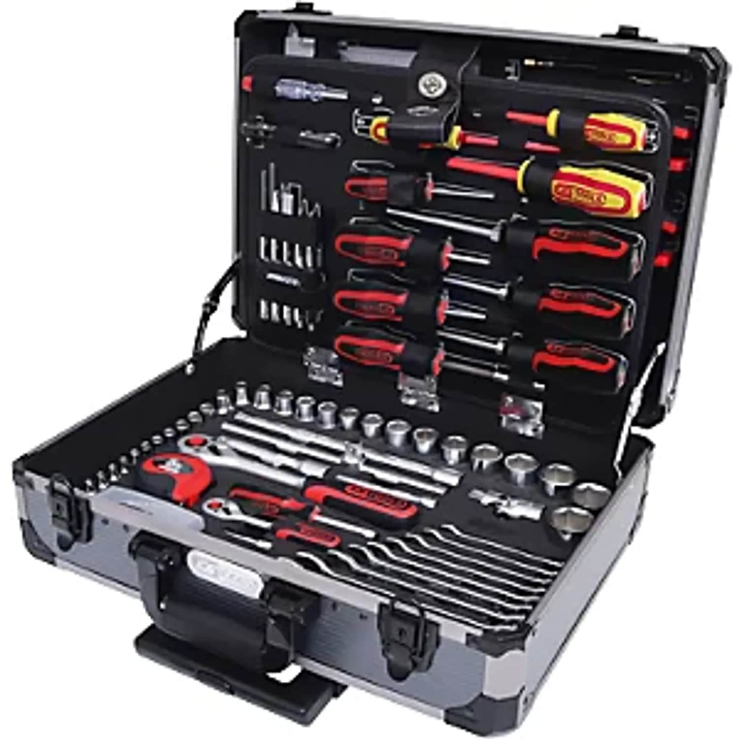 KS Tools 1/4'' + 1/2'' Universal Tool Set 130 Parts Hexagonal