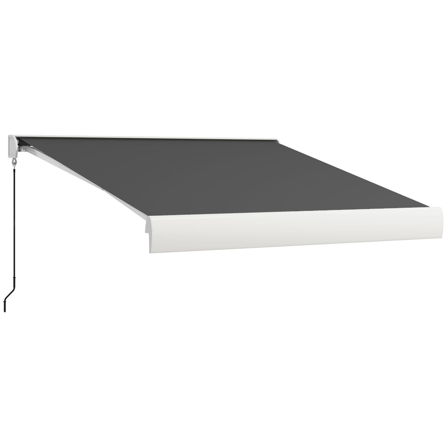 Outsunny 3 x 2.5m Electric Awning Full Cassette Retractable Sun Canopies