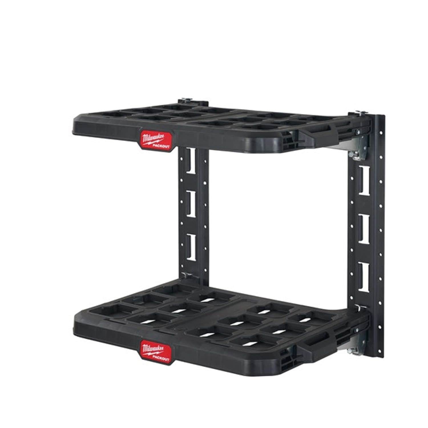 Milwaukee PackOUT Racking System Kit (2 Shelves + E-track)