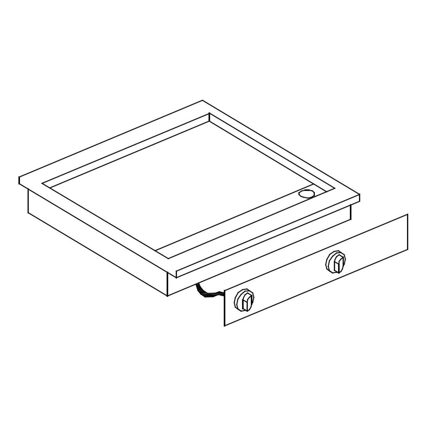 Giorik LGE6831D* "Drop In" Smooth Chrome Plate Electric Griddle