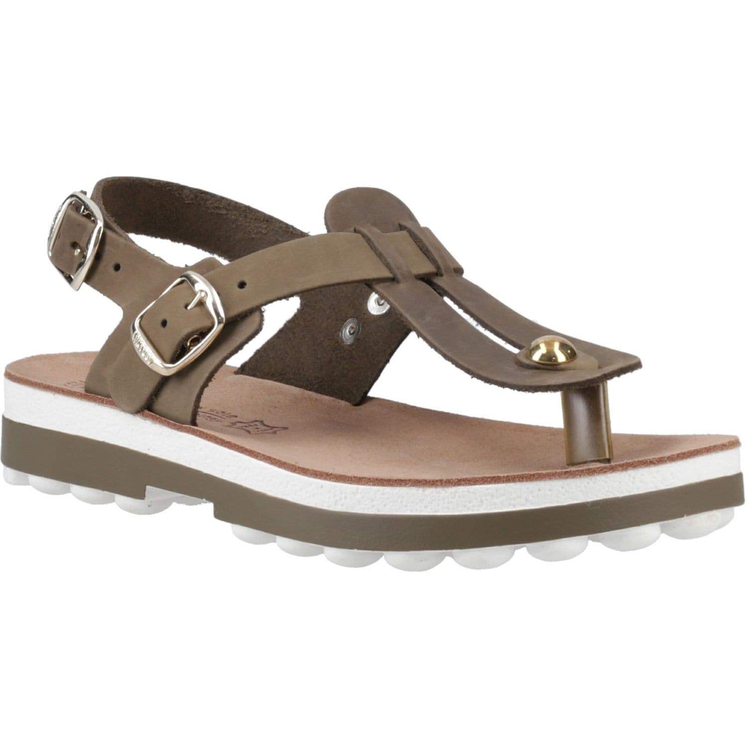 Fantasy Marlena Buckle Up Sandal Olive Brush Size 42 Female