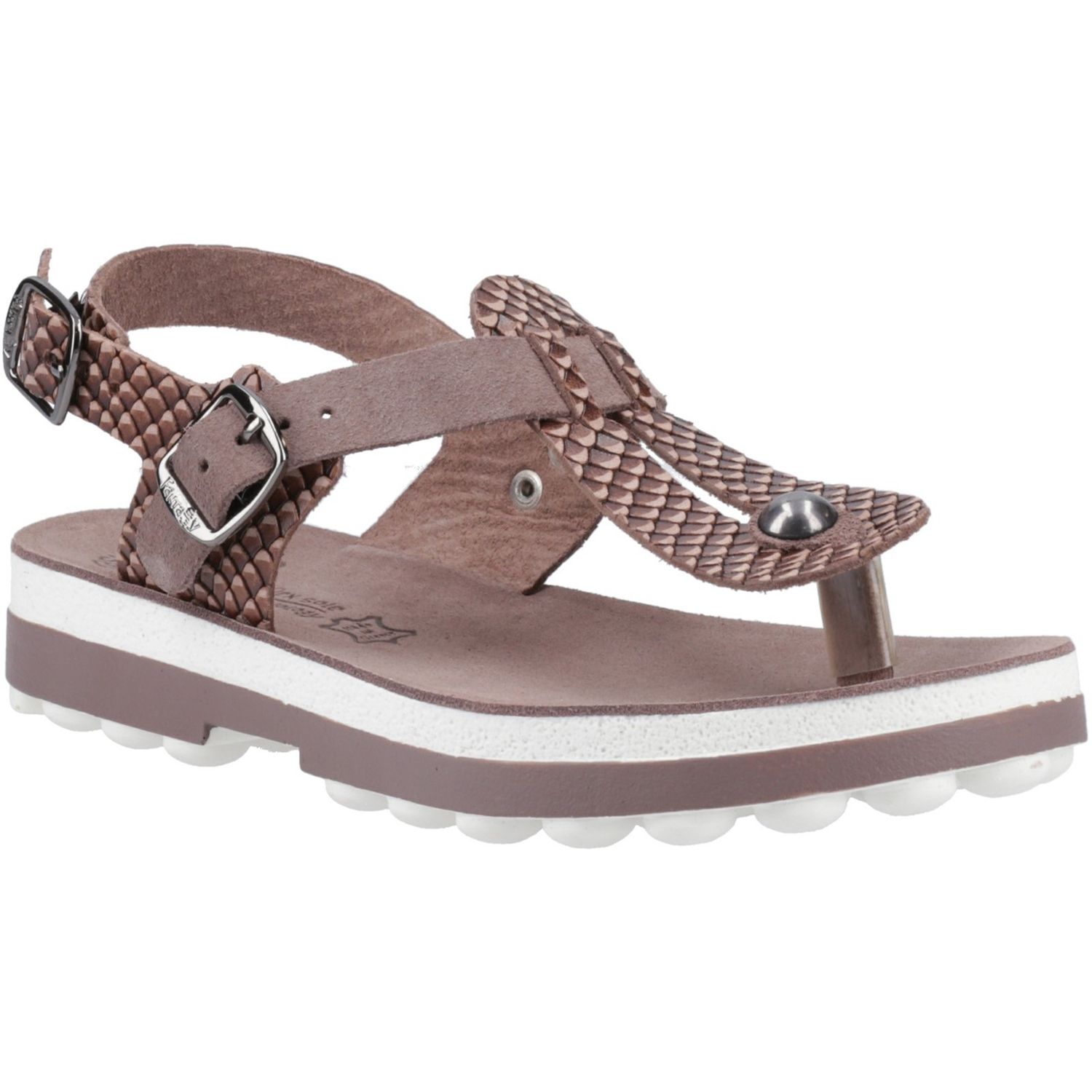 Fantasy Marlena Buckle Up Sandal Espresso Cobra Size 40 Female