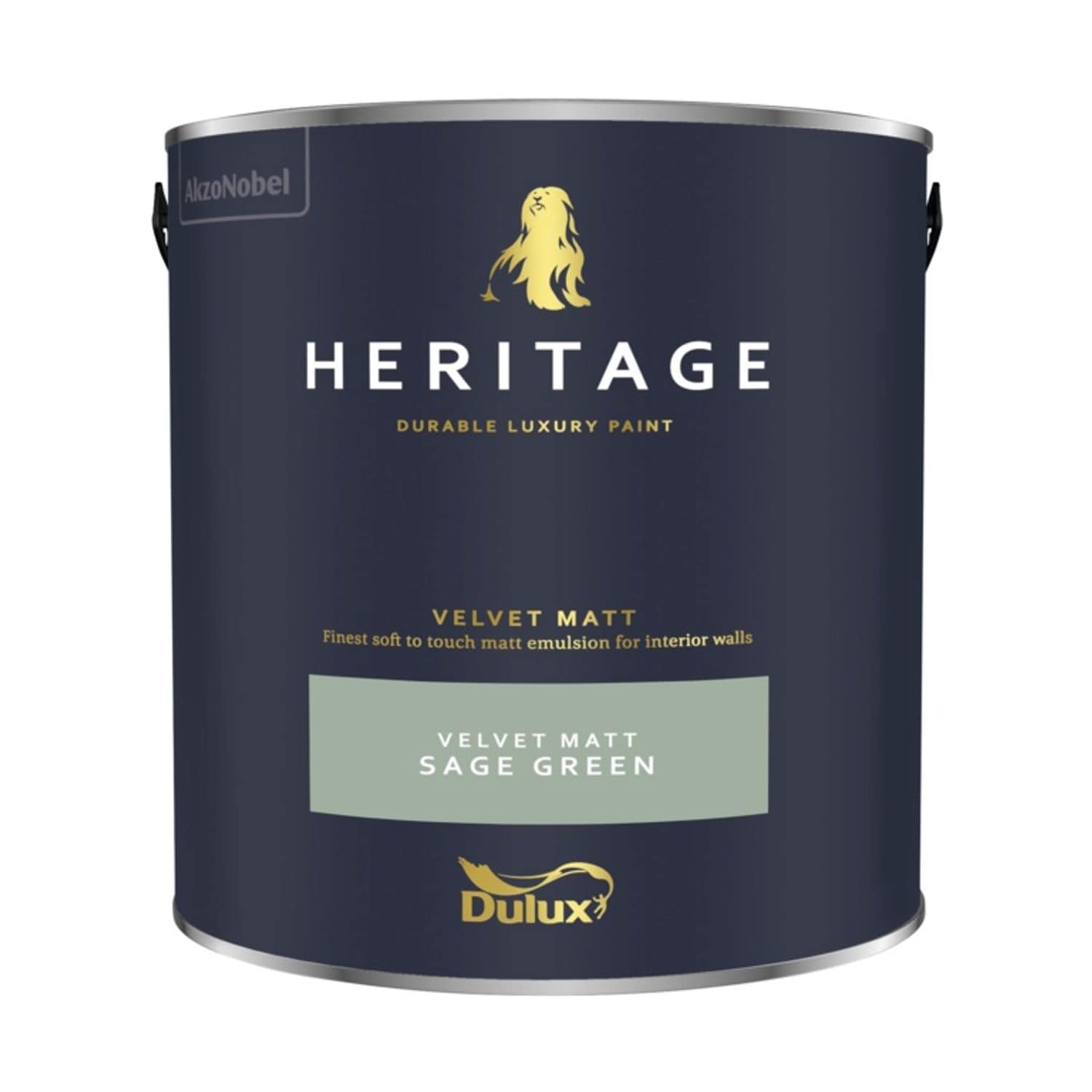Dulux Heritage Matt Paint 2.5 Litre Sage Green