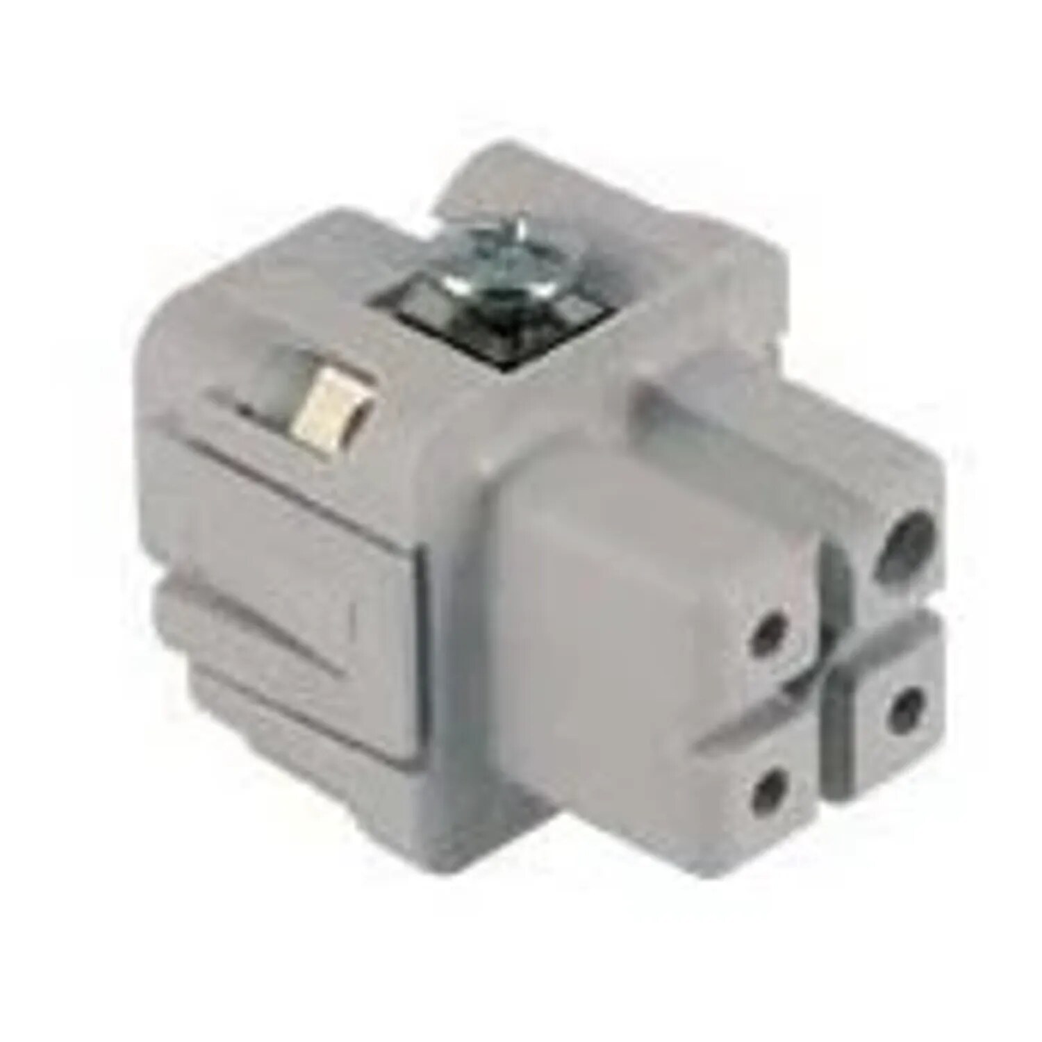 Insert Female 3P+E Screw 10A 250V White