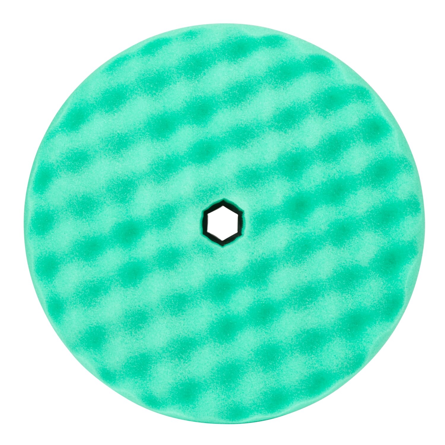 3M Compounding Pad Quick Connect System Green Convoluted 216MM