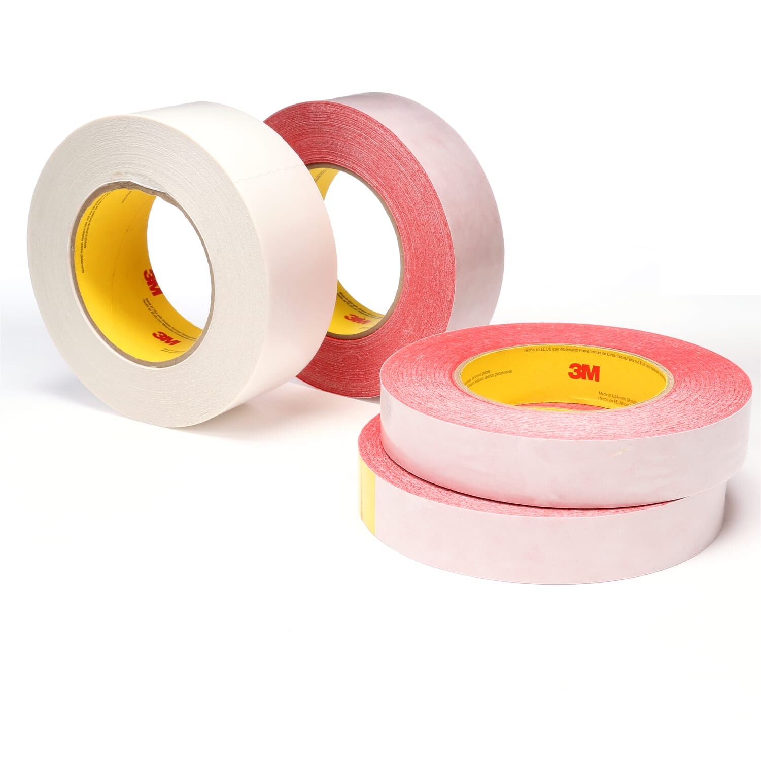 3M Double Coated Polyester Tape 9737R Red 48 mm x 55 M 0.09 Mm