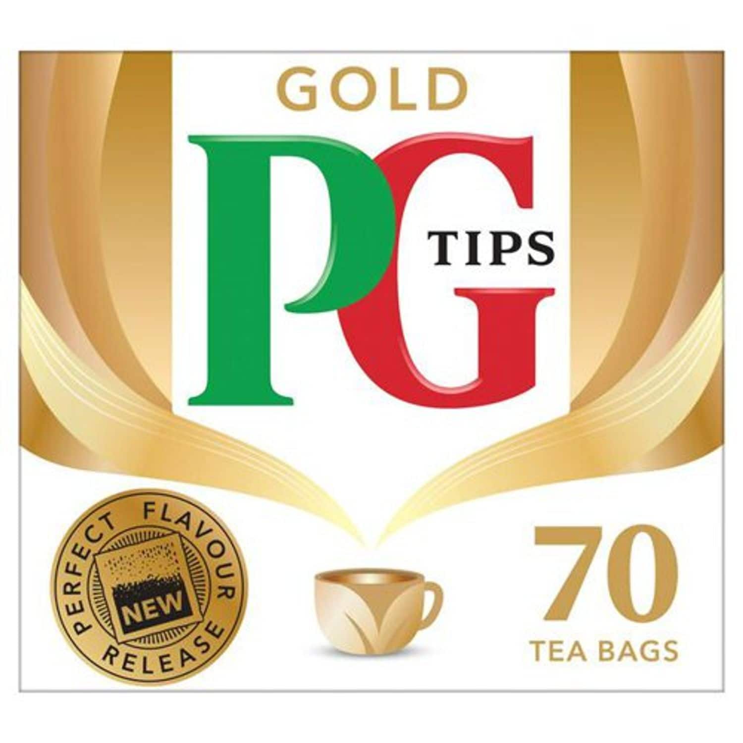 PG Tips PG Tips Teabag Gold 70s Box 203g Pack of 6
