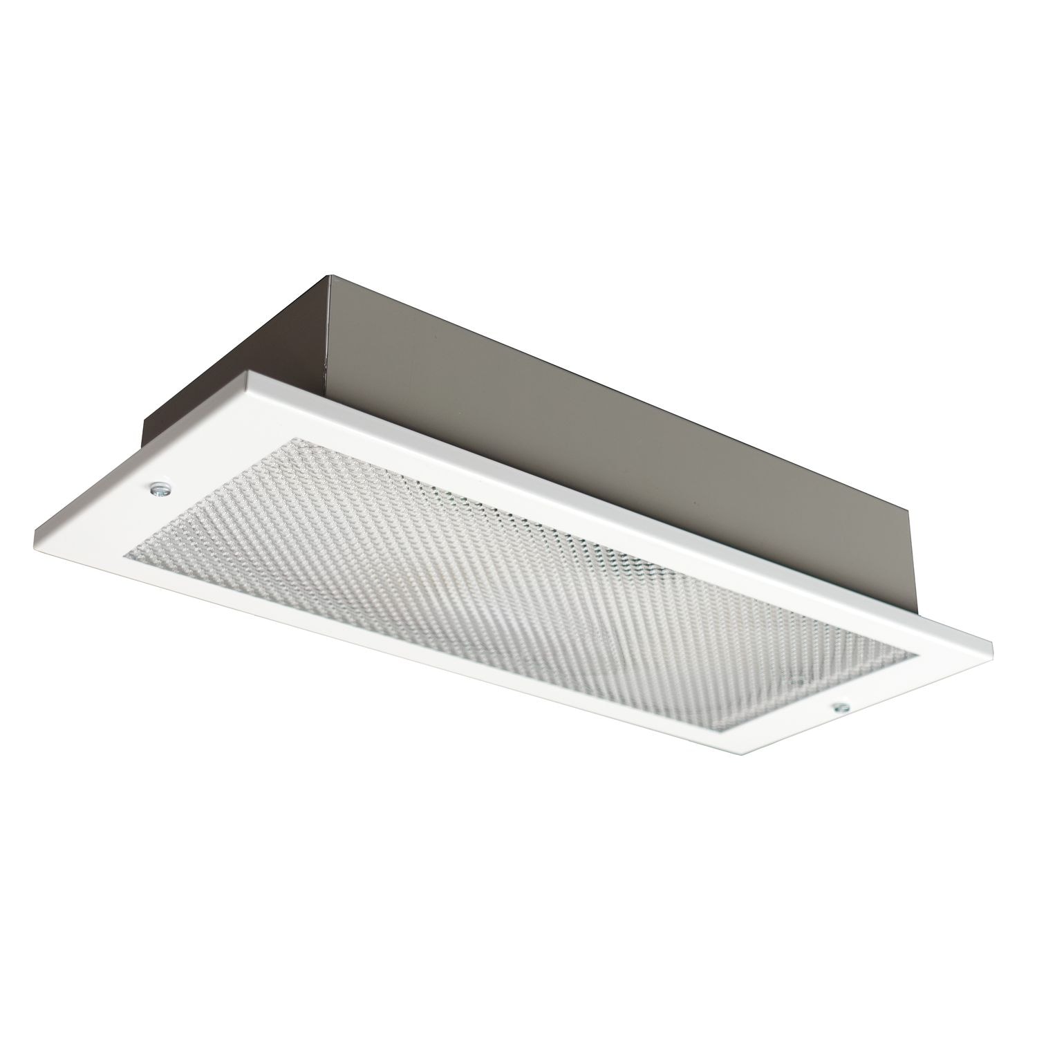 BLE Hollinsend LED Recessed Emergency Bulkhead Slave 230V White Prismatic Diffus