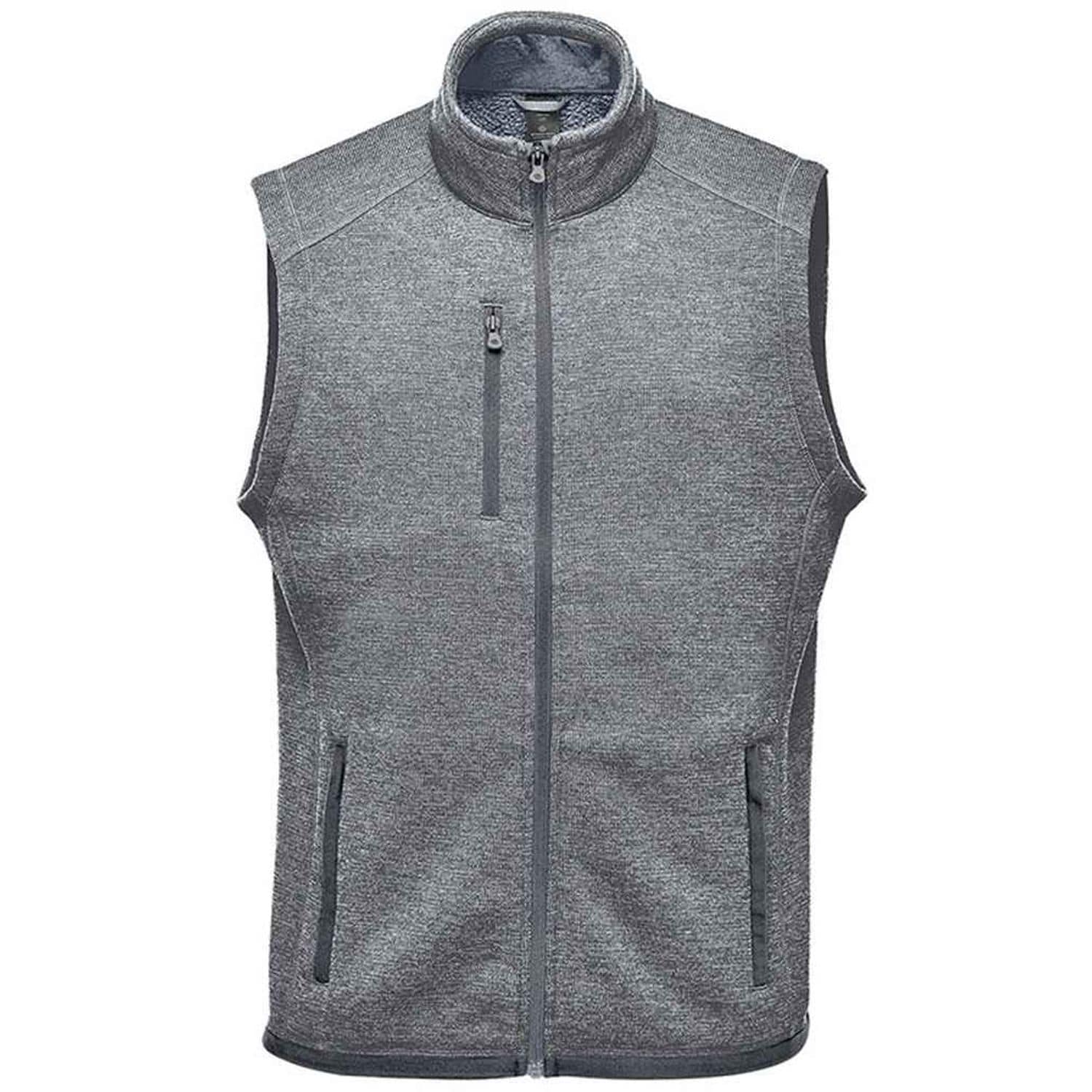 Stormtech Avalante Full Zip Knitted Fleece Gilet Mens Granite Heather - FHV1 GRH