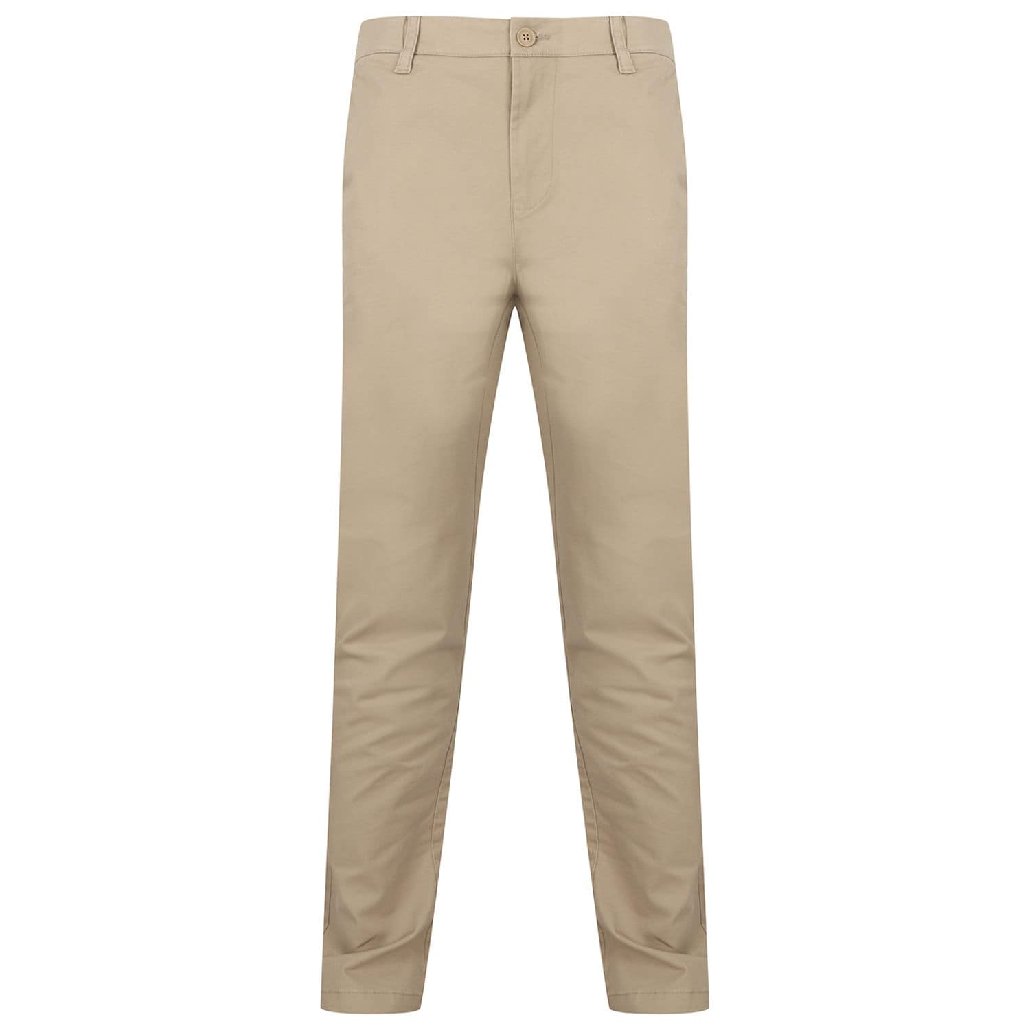 Henbury Stretch Chinos with Flex Waistband Stone 44U