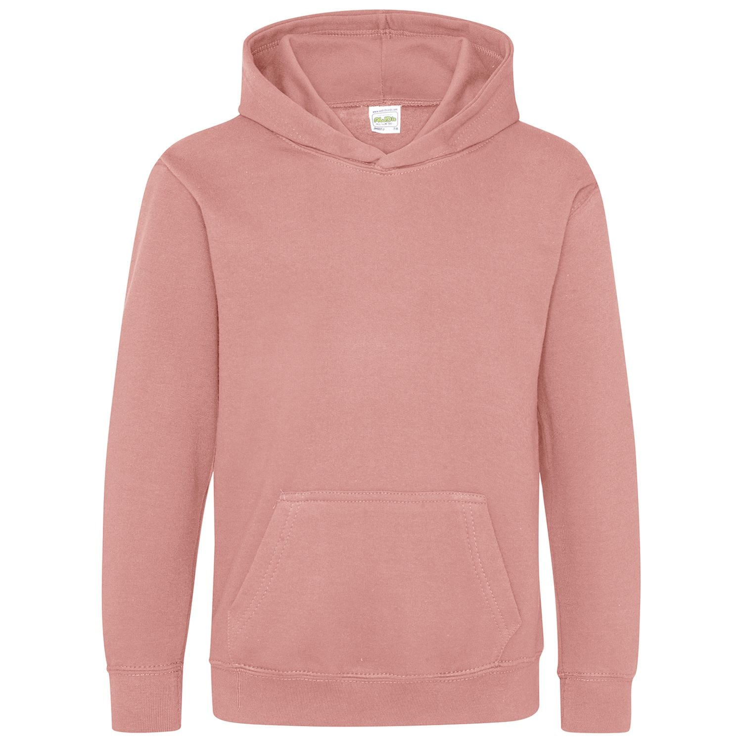 AWDis Just Hoods Kids Hoodie Unisex Dusty Pink 12