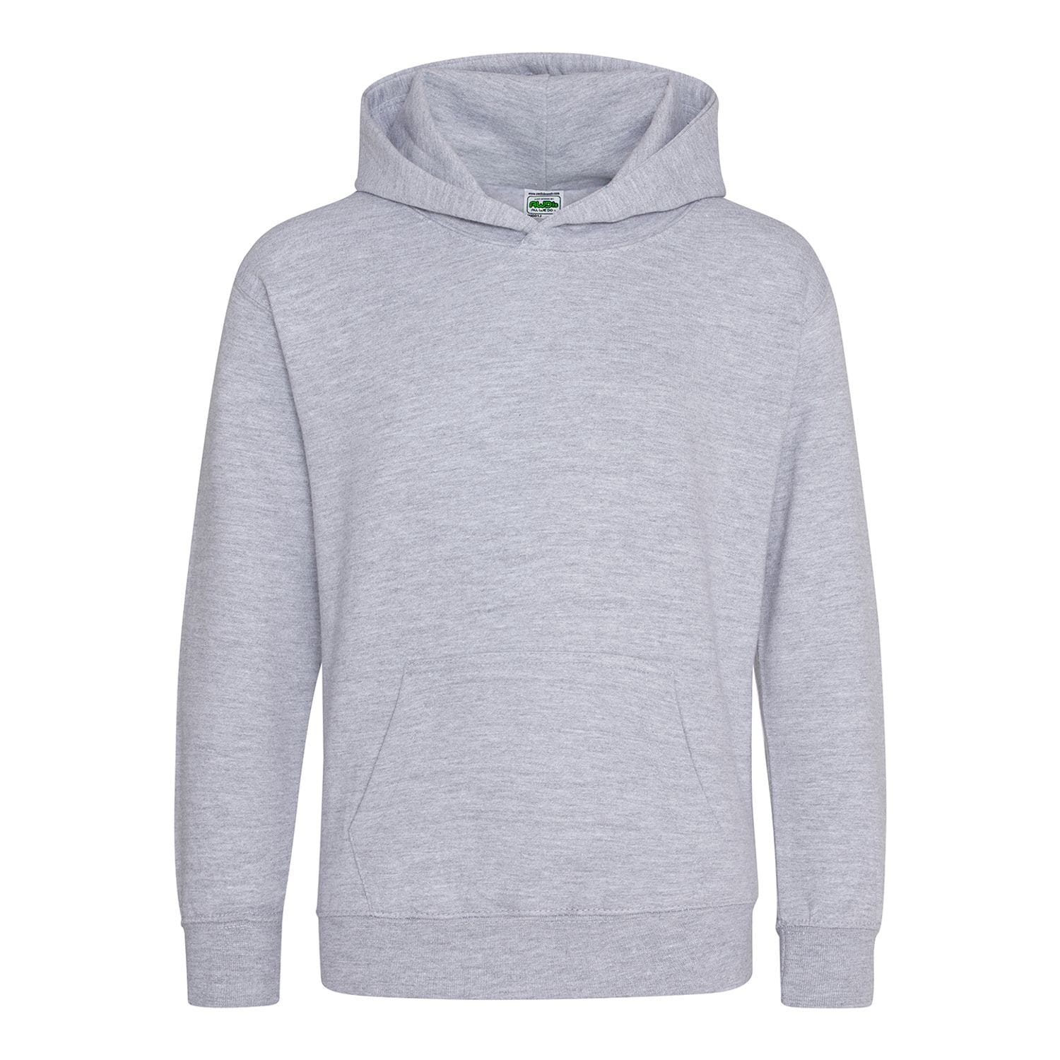 AWDis Just Hoods Kids Hoodie Unisex Heather Grey 78