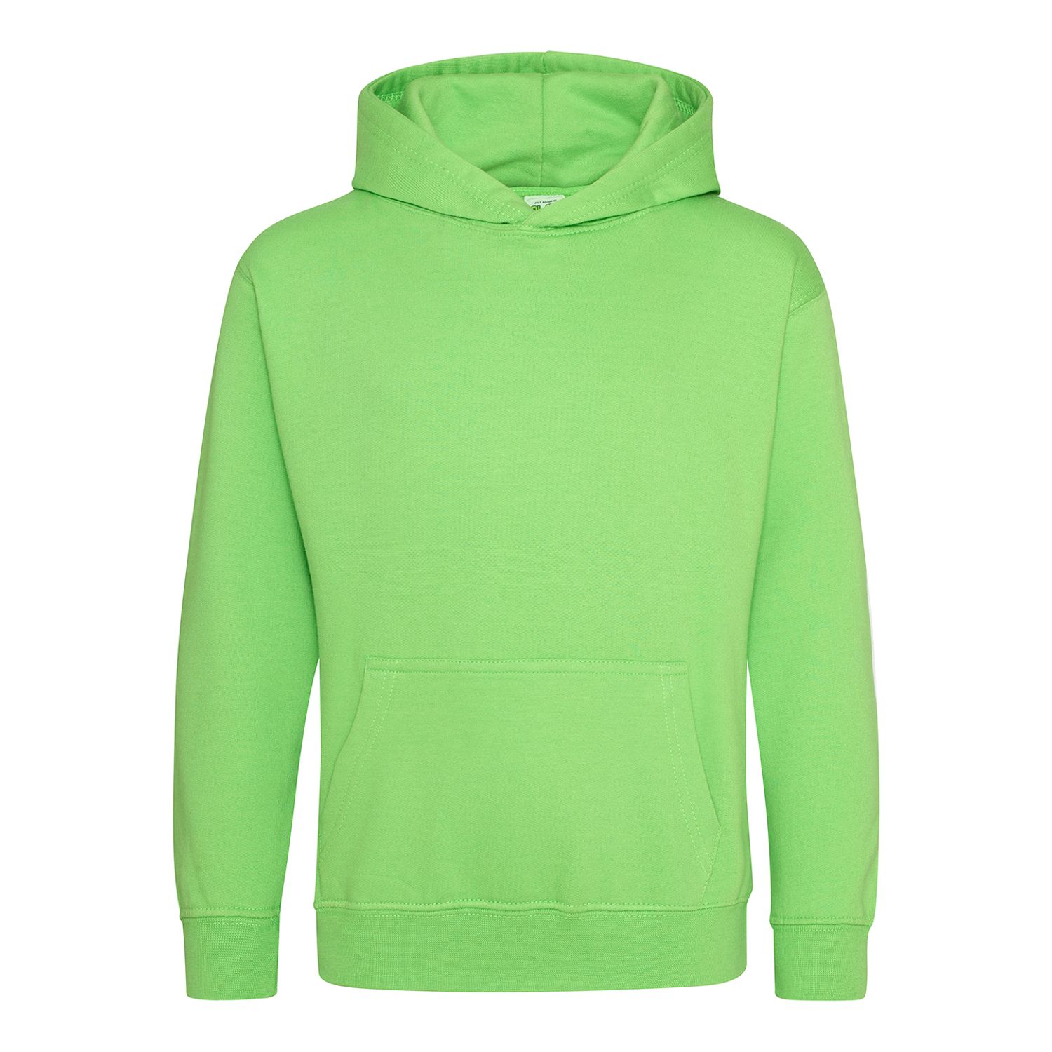 AWDis Just Hoods Kids Hoodie Unisex Lime Green 34
