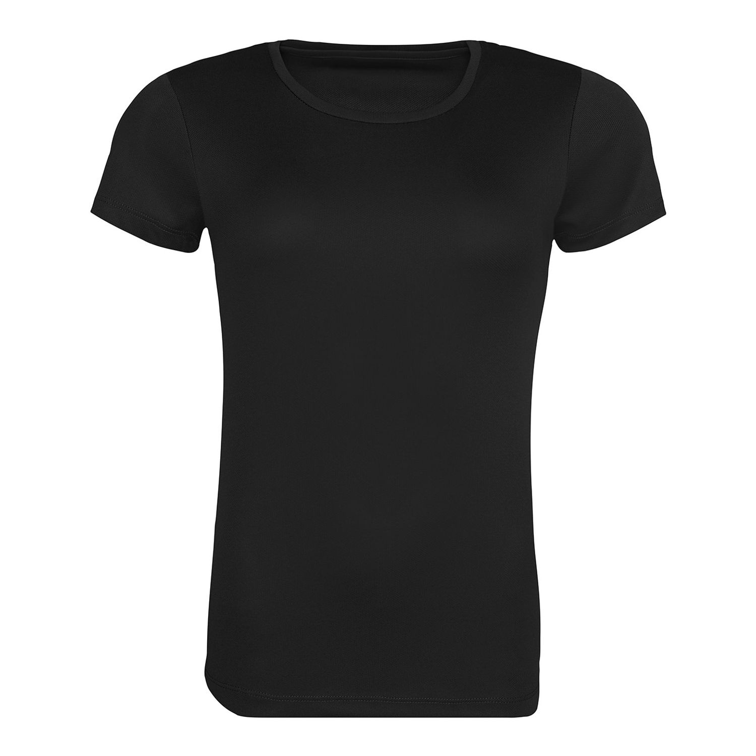 AWDis Just Cool Women's Recycled Cool T Female Jet Black 2XL