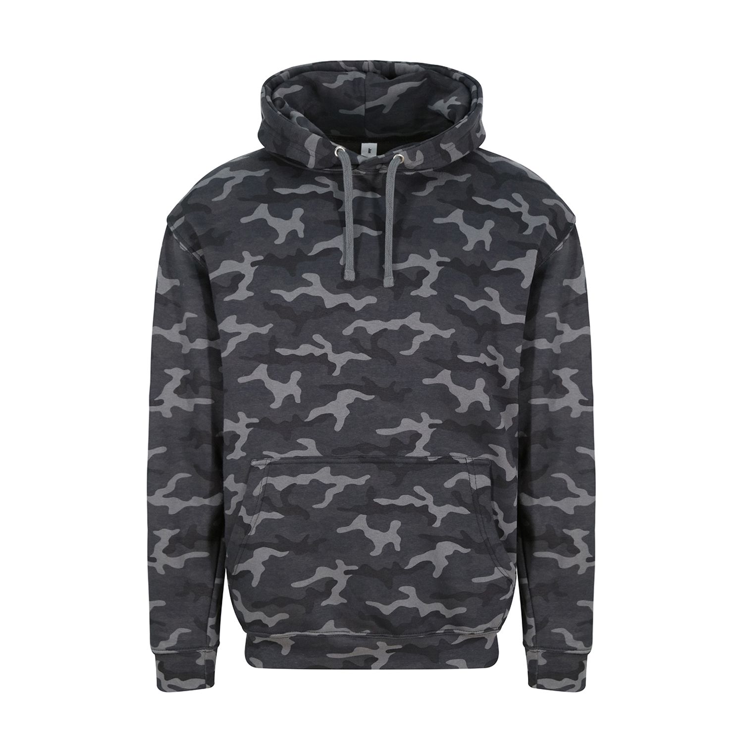 AWDis Just Hoods Camo Hoodie Male Black Camo 2XL