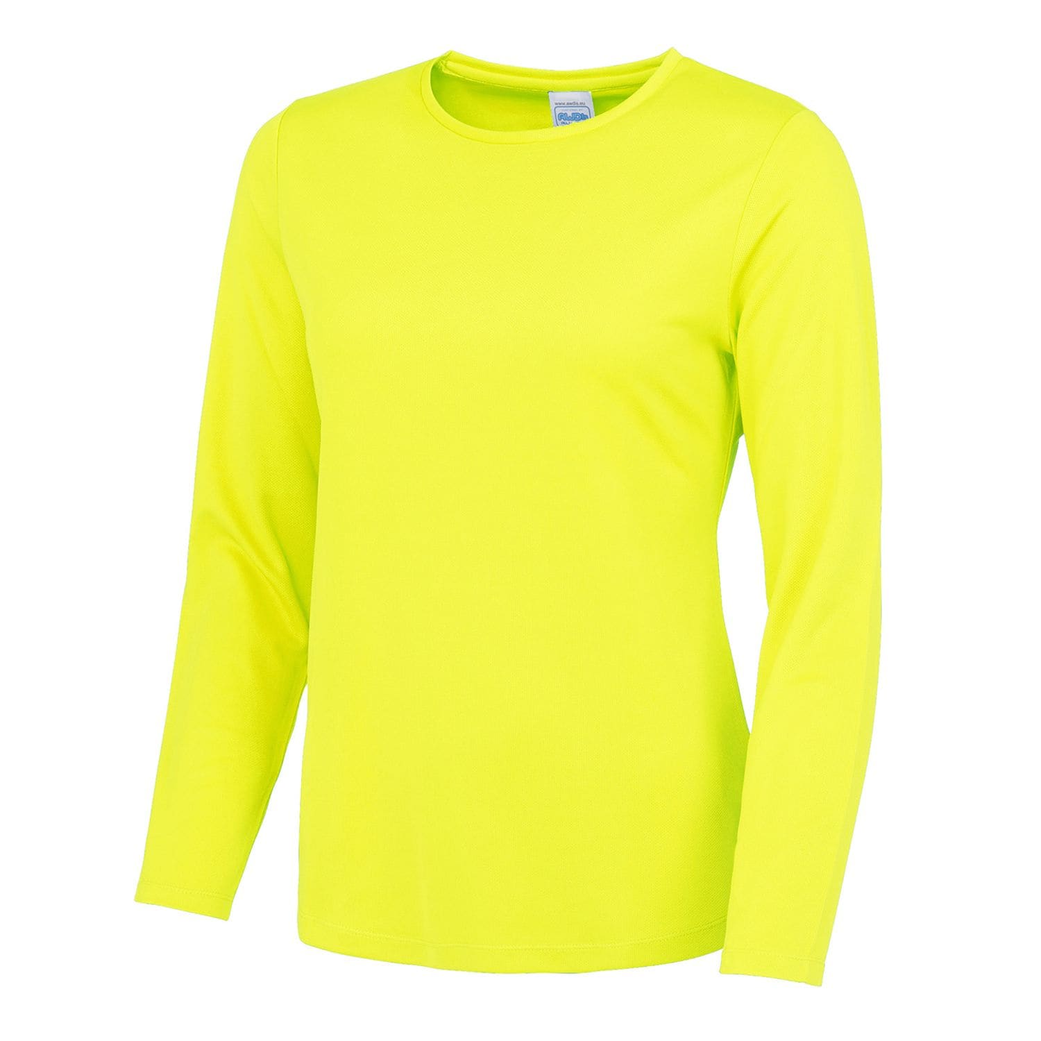 AWDis Just Cool Women's Long Sleeve Cool T Female Electric Yellow XL