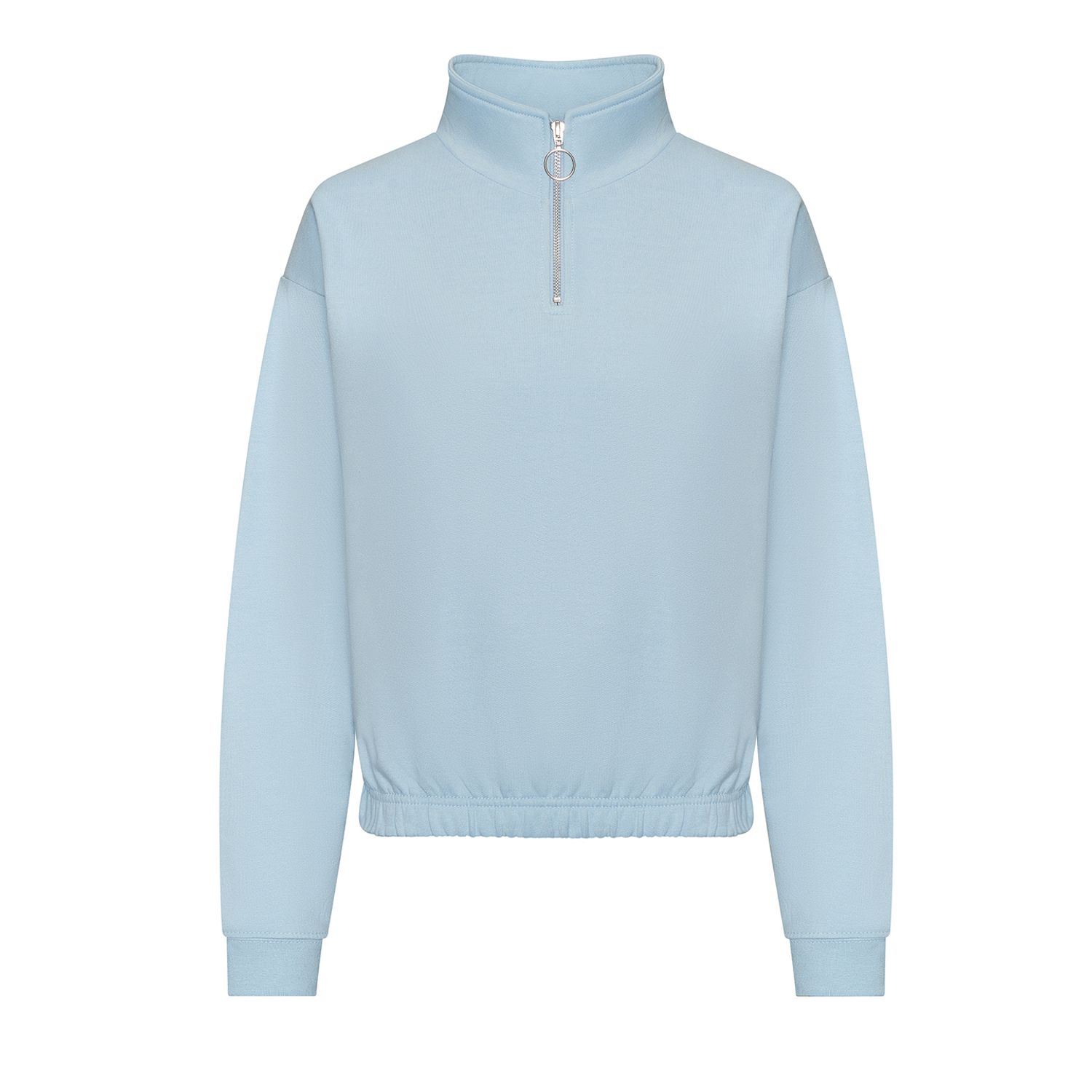 AWDis Just Hoods Women's Cropped - Zip Sweat Female Sky Blue 2XS