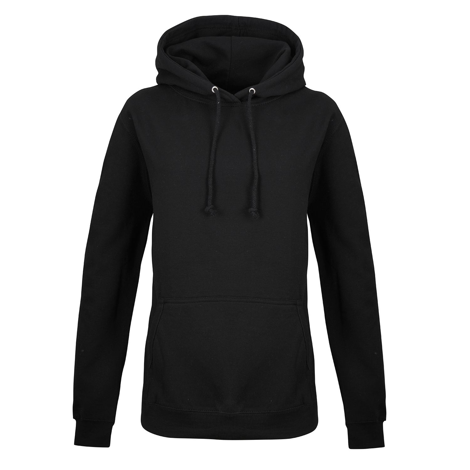 AWDis Just Hoods Women's College Hoodie Female Deep Black 2XL