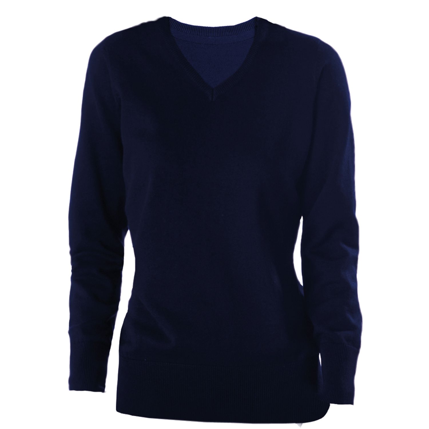 Kariban Ladies' V-Neck Jumper Navy M