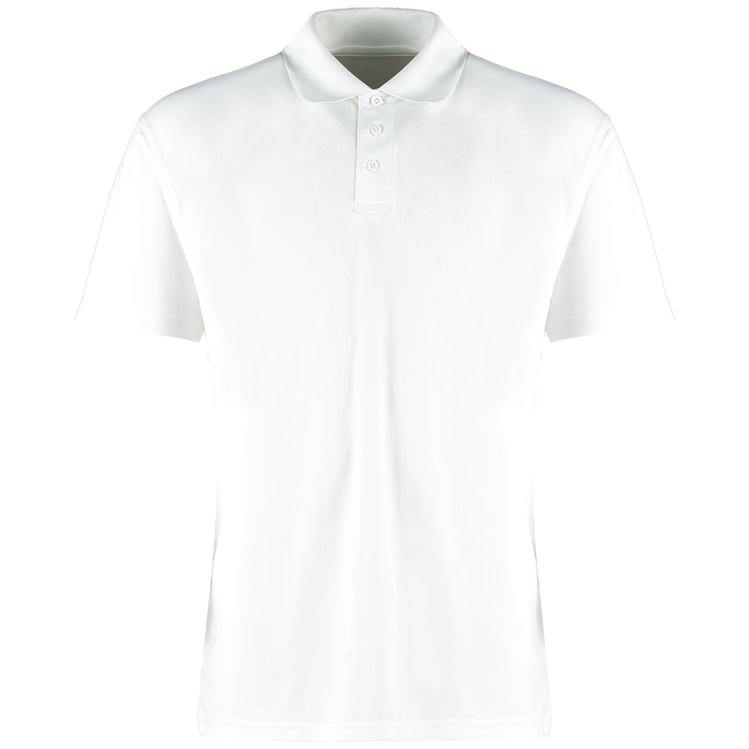 Kustom Kit Regular Fit Cooltex Plus Micro Mesh Polo White M