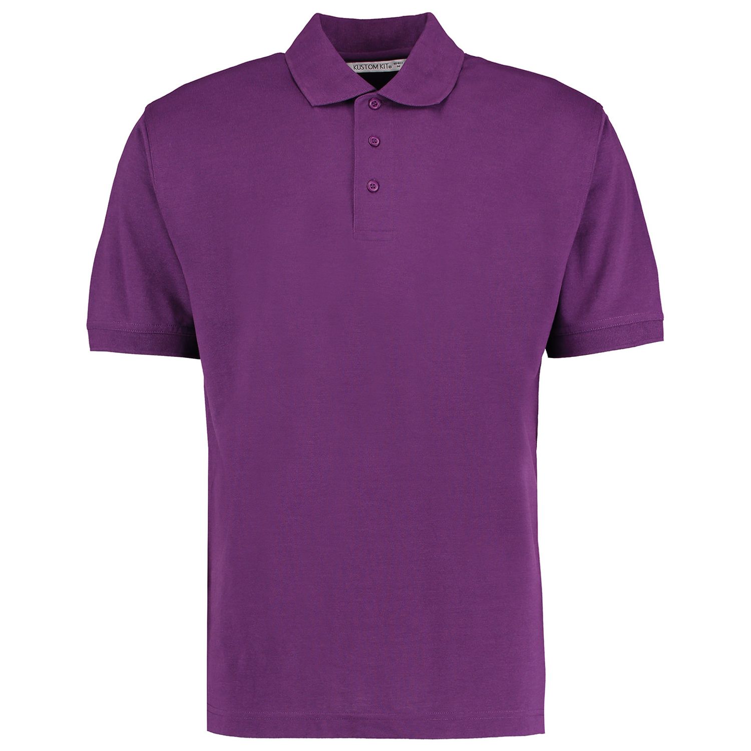 Kustom Kit Klassic Polo with Superwash 60 C (Classic Fit) Dark Purple L