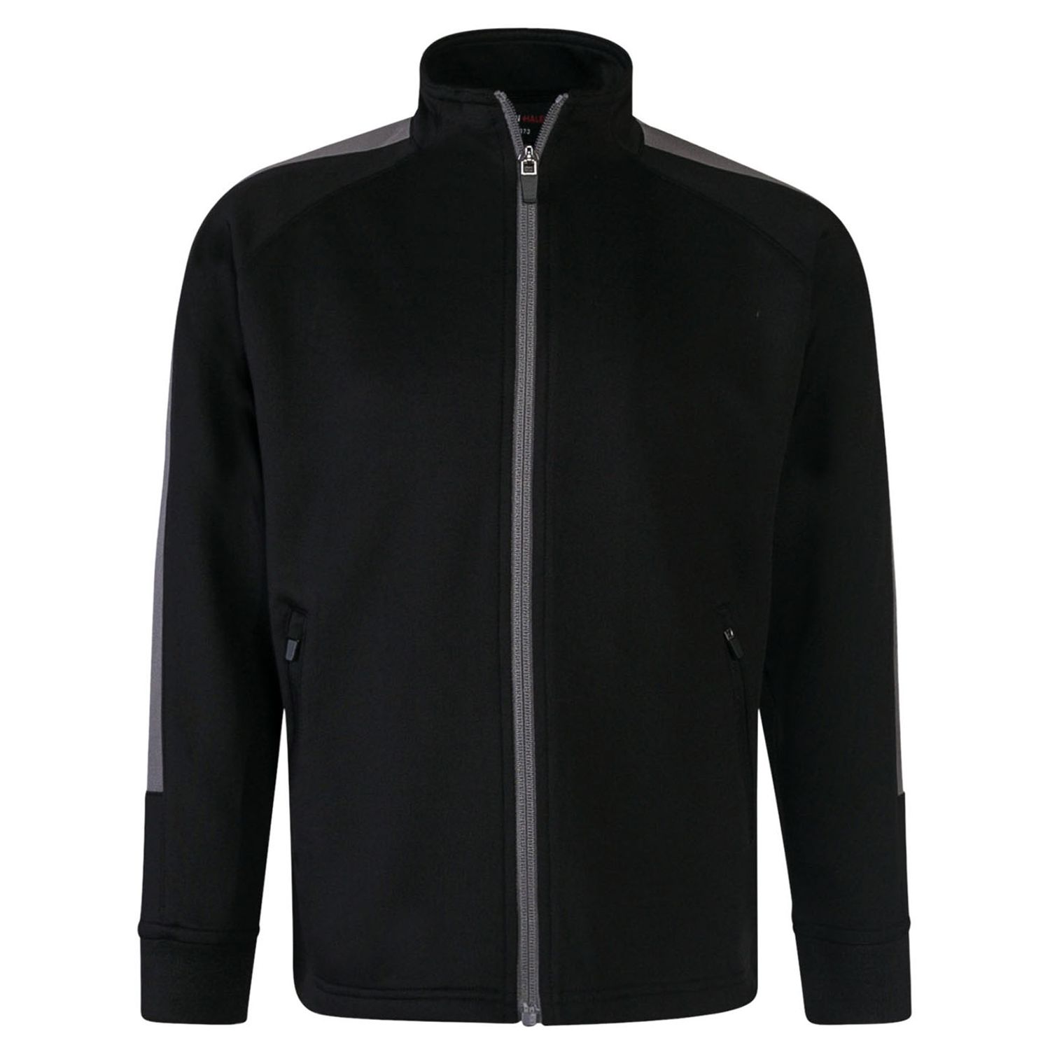 Finden + Hales Kids Knitted Tracksuit Top Black/Gunmetal Grey 56