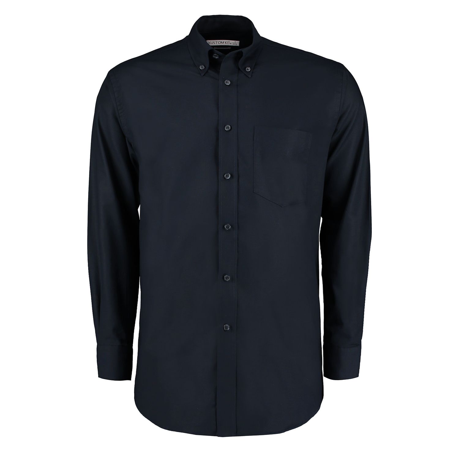 Kustom Kit Workplace Oxford Shirt Long-Sleeved (Classic Fit) French Navy 23