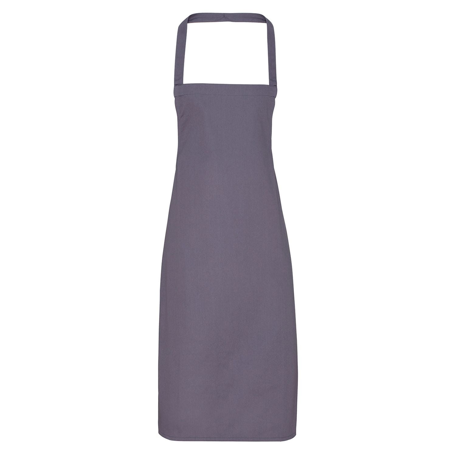 Premier 100% Organic Cotton Bib Apron Dark Grey One Size