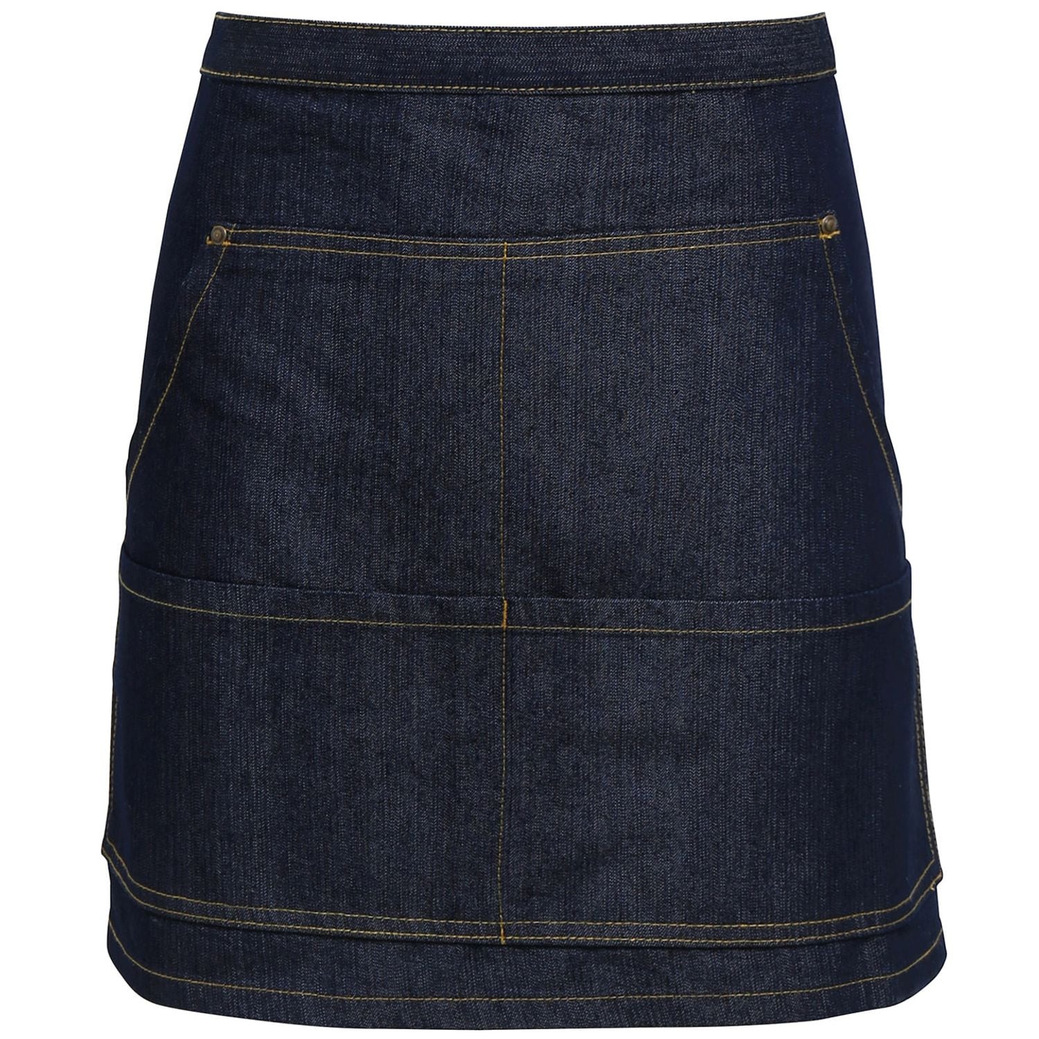 Premier Jeans Stitch Denim Waist Apron Indigo Denim One Size