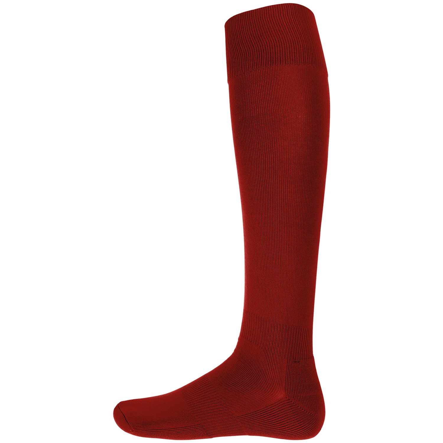 Plain Sports Socks Garnet 79