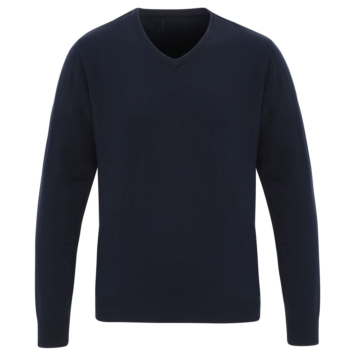Premier 'Essential' Acrylic V-Neck Sweater Navy S