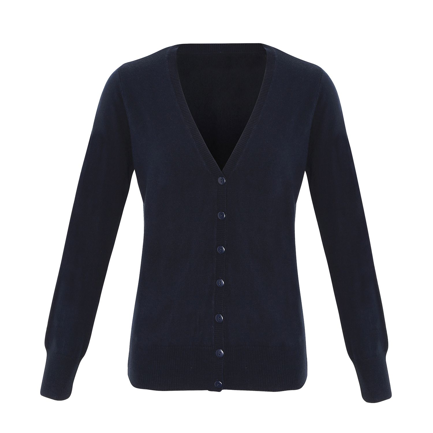 Premier Women's 'essential' Acrylic Cardigan Navy 12