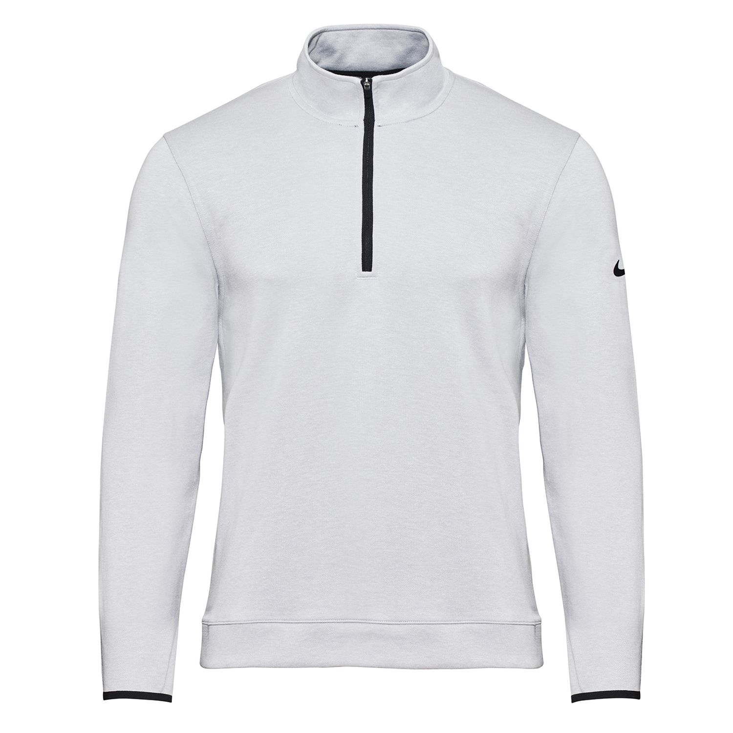 Nike Tour Half-Zip Piqu Top Light Smoke Grey/Black M