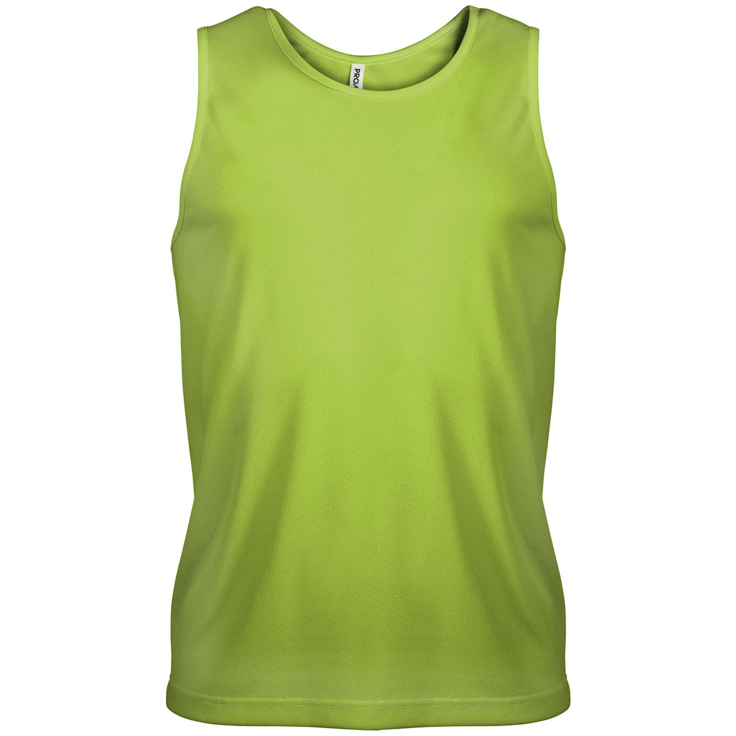 Kariban Mens Sports Vest Lime M