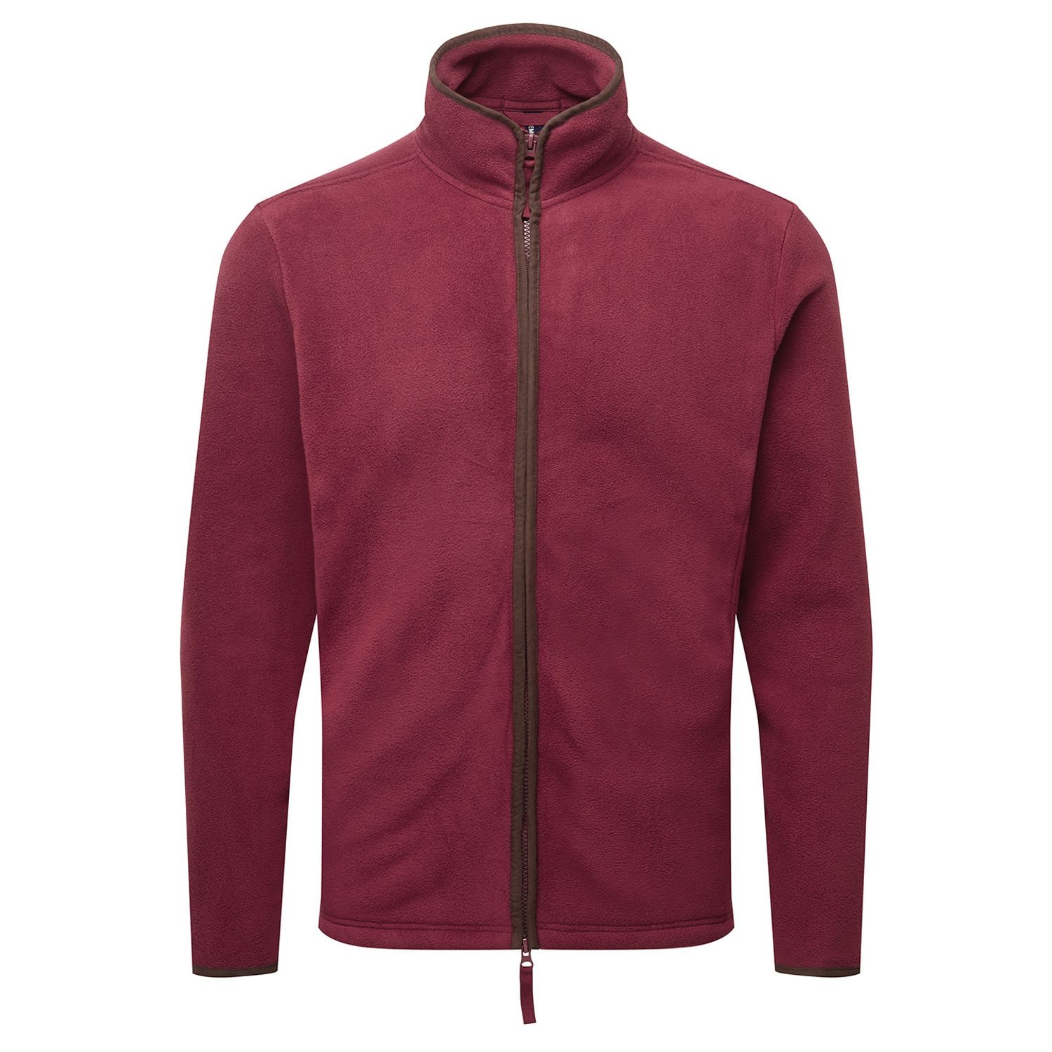 Premier Artisan Fleece Jacket Burgundy/Brown 3XL