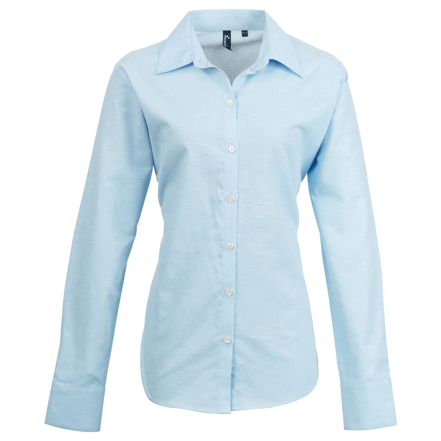Premier Women's Signature Oxford Long Sleeve Shirt Light Blue 14