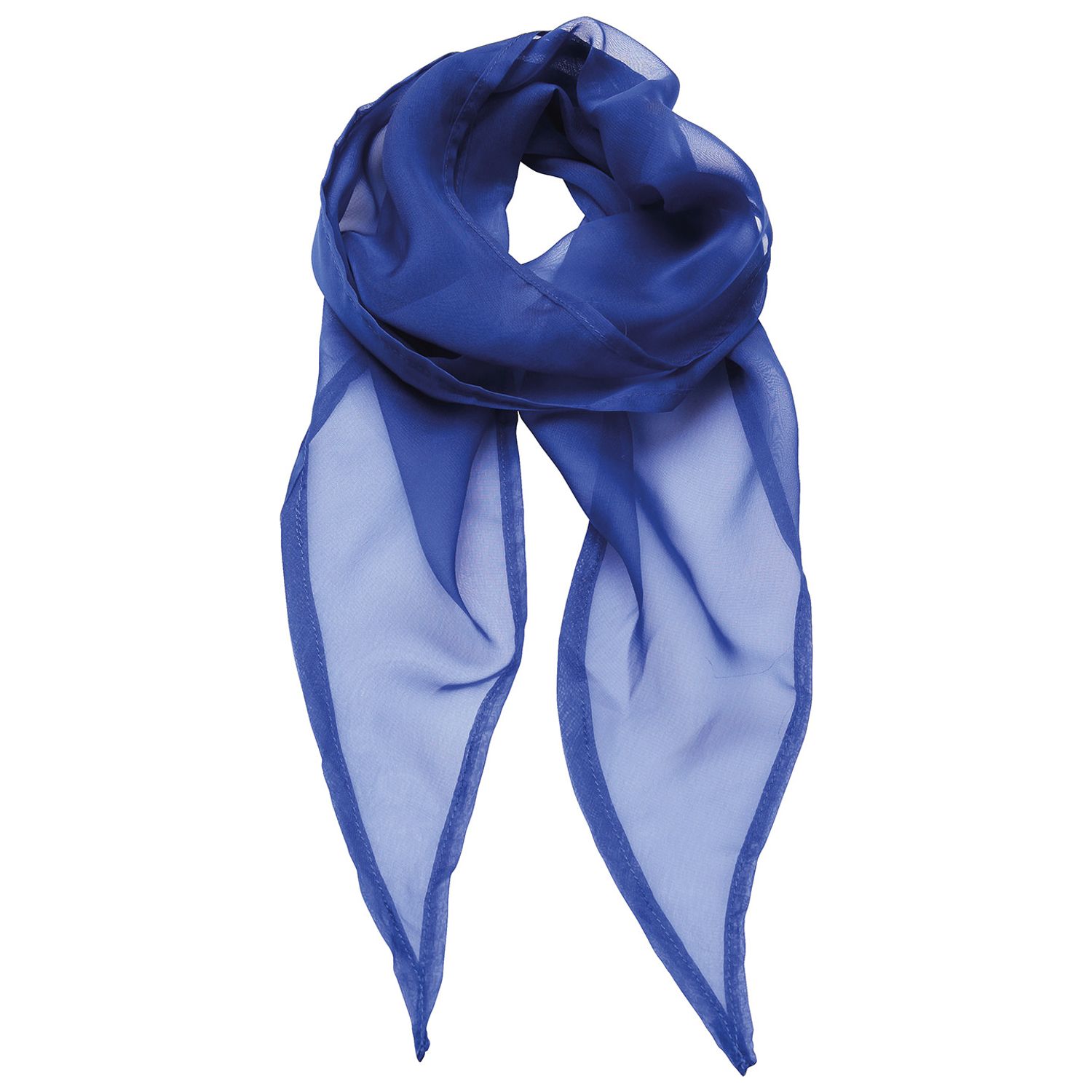 Premier 'Colours' Chiffon Scarf Royal One Size