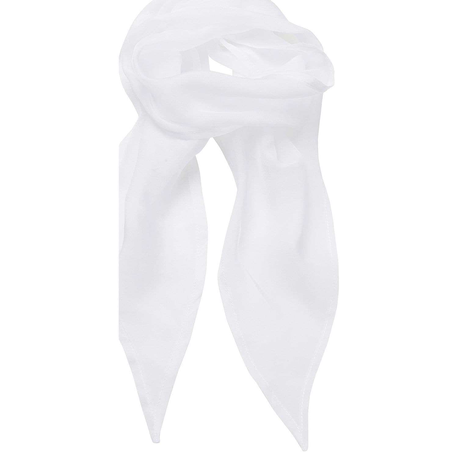 Premier 'Colours' Chiffon Scarf White One Size