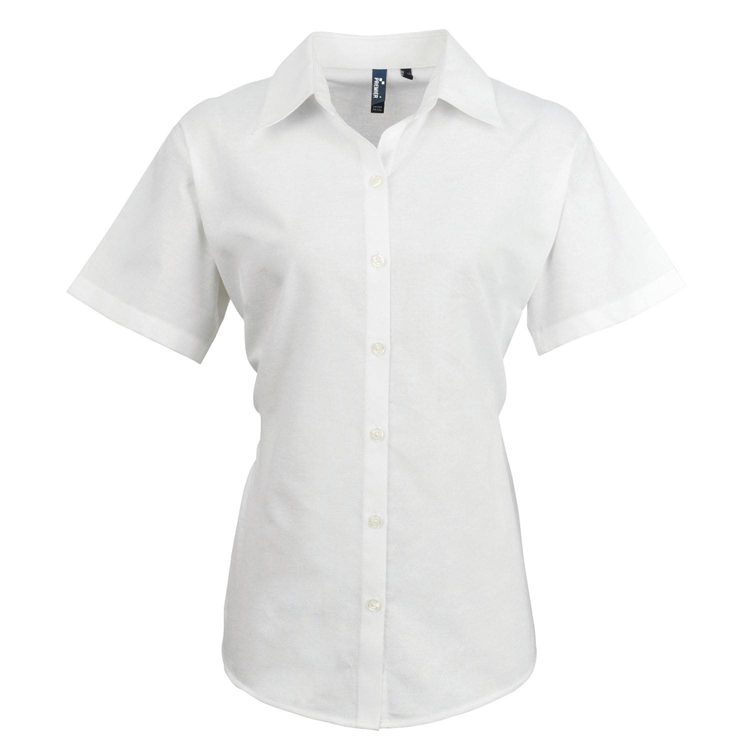 Premier Women's Signature Oxford Short Sleeve Shirt White 8
