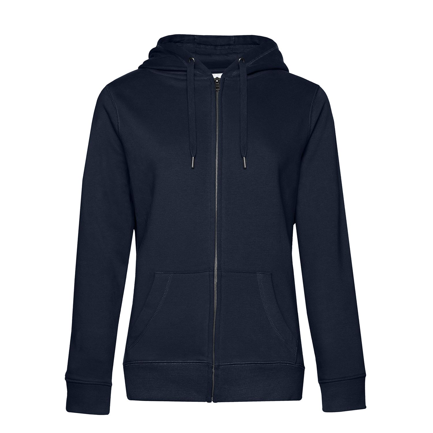 B&C Collection B&c Queen Zipped Hooded Female Navy Blue* M