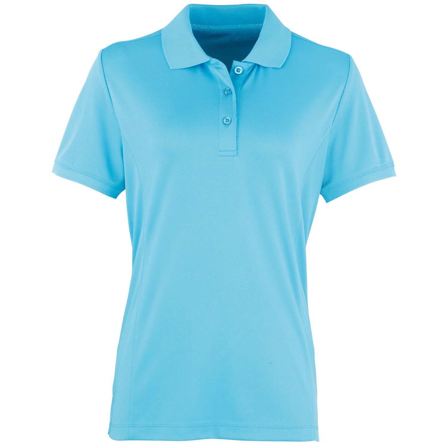 Premier Women's Coolchecker Piqu Polo Turquoise XS