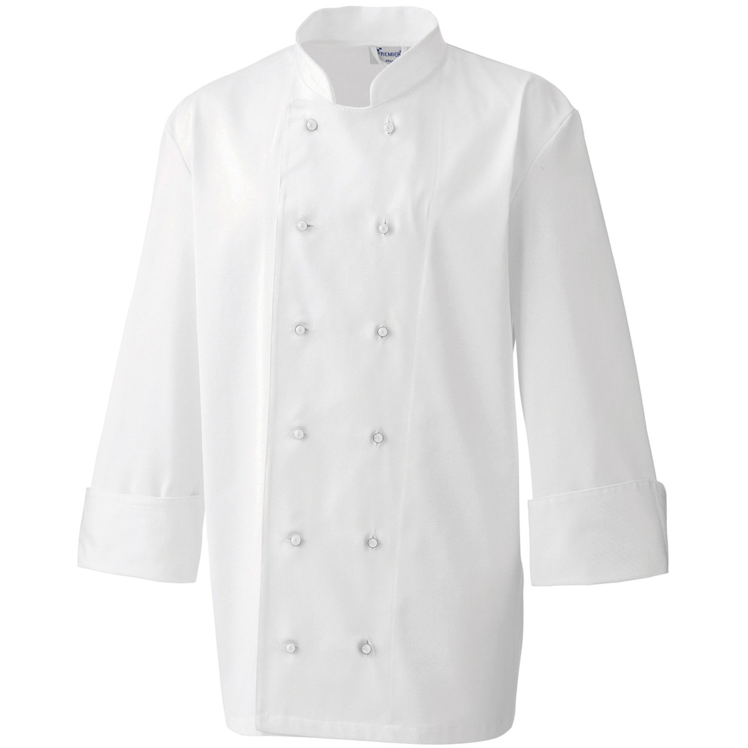 Premier Chef's Jacket Studs White One Size