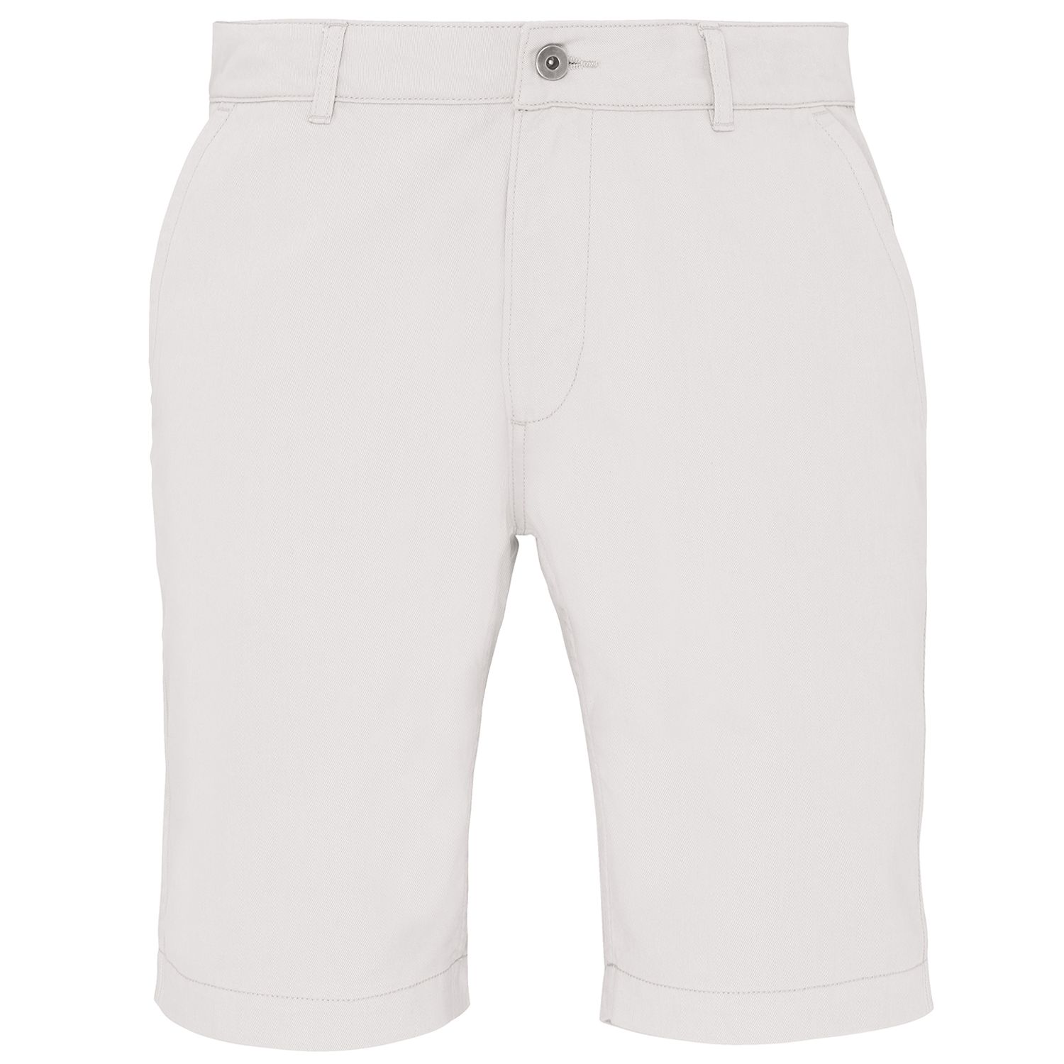 Asquith & Fox Mens Chino Shorts Male White 2XL