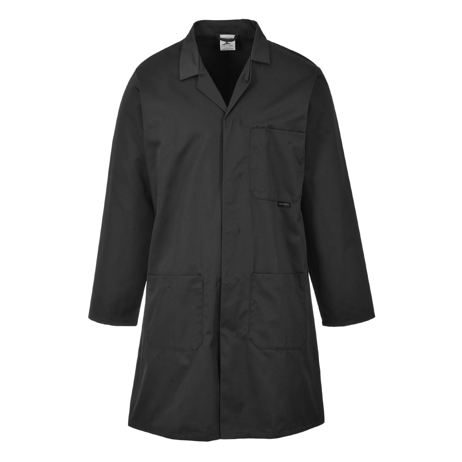 Portwest Lab Coat (2852) Black S