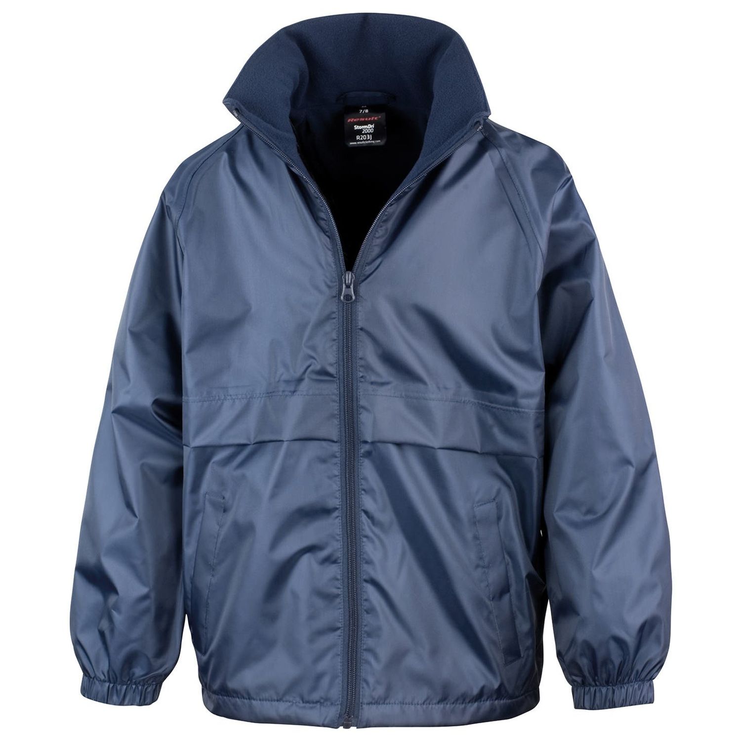Result Core Junior Microfleece Lined Jacket Navy XS
