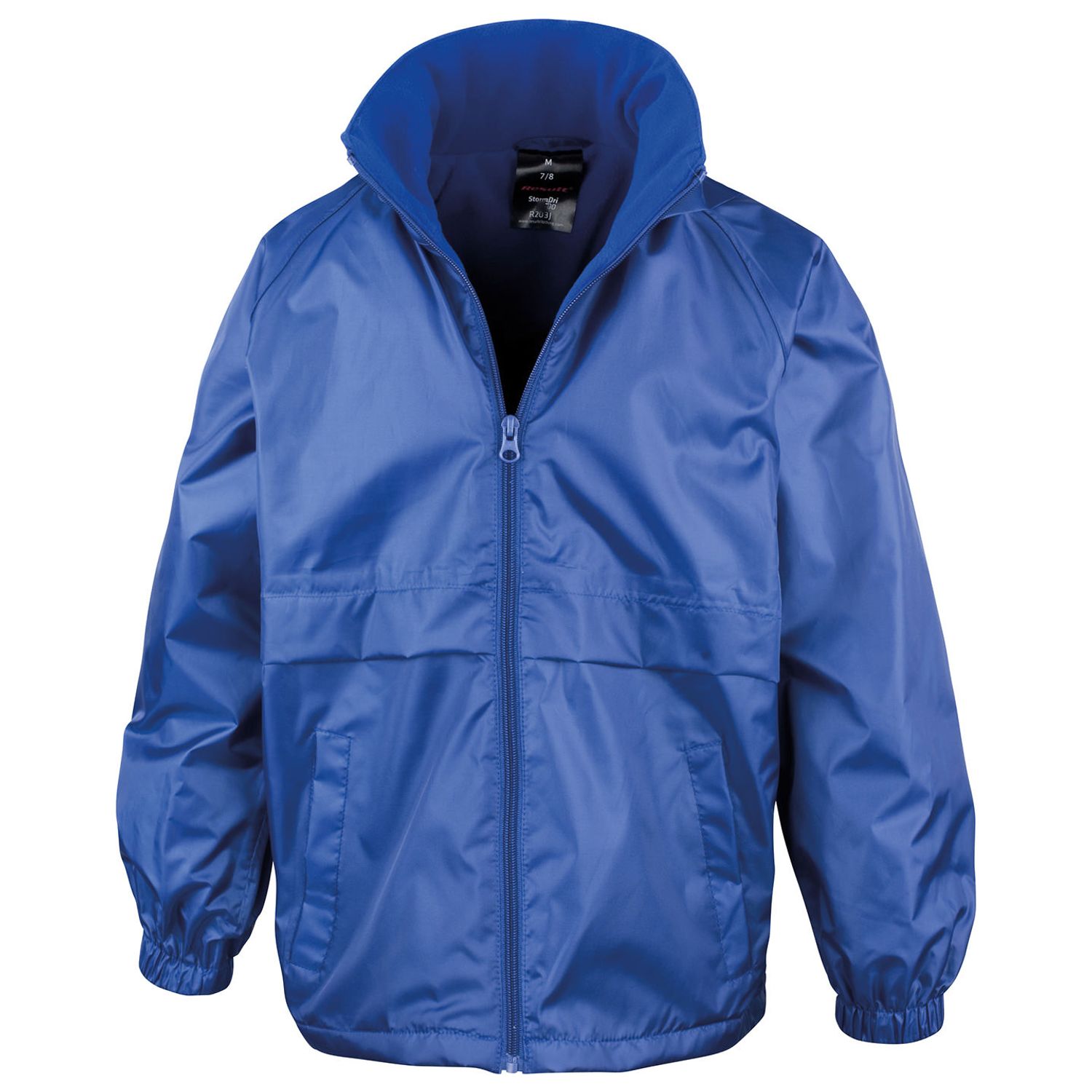 Result Core Junior Microfleece Lined Jacket Royal XL