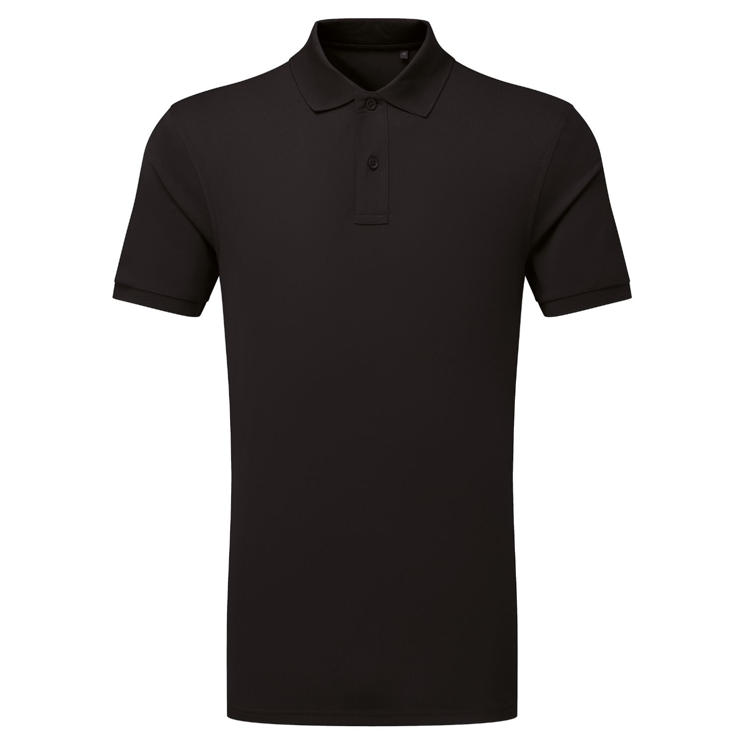 Asquith & Fox Mens Recycled Polyester Polo Male Black XL