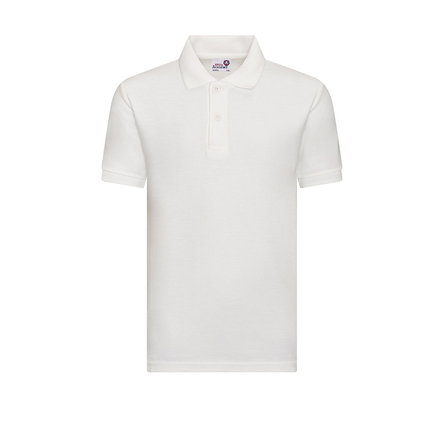 AWDis Academy Kids Academy Polo Unisex White 13