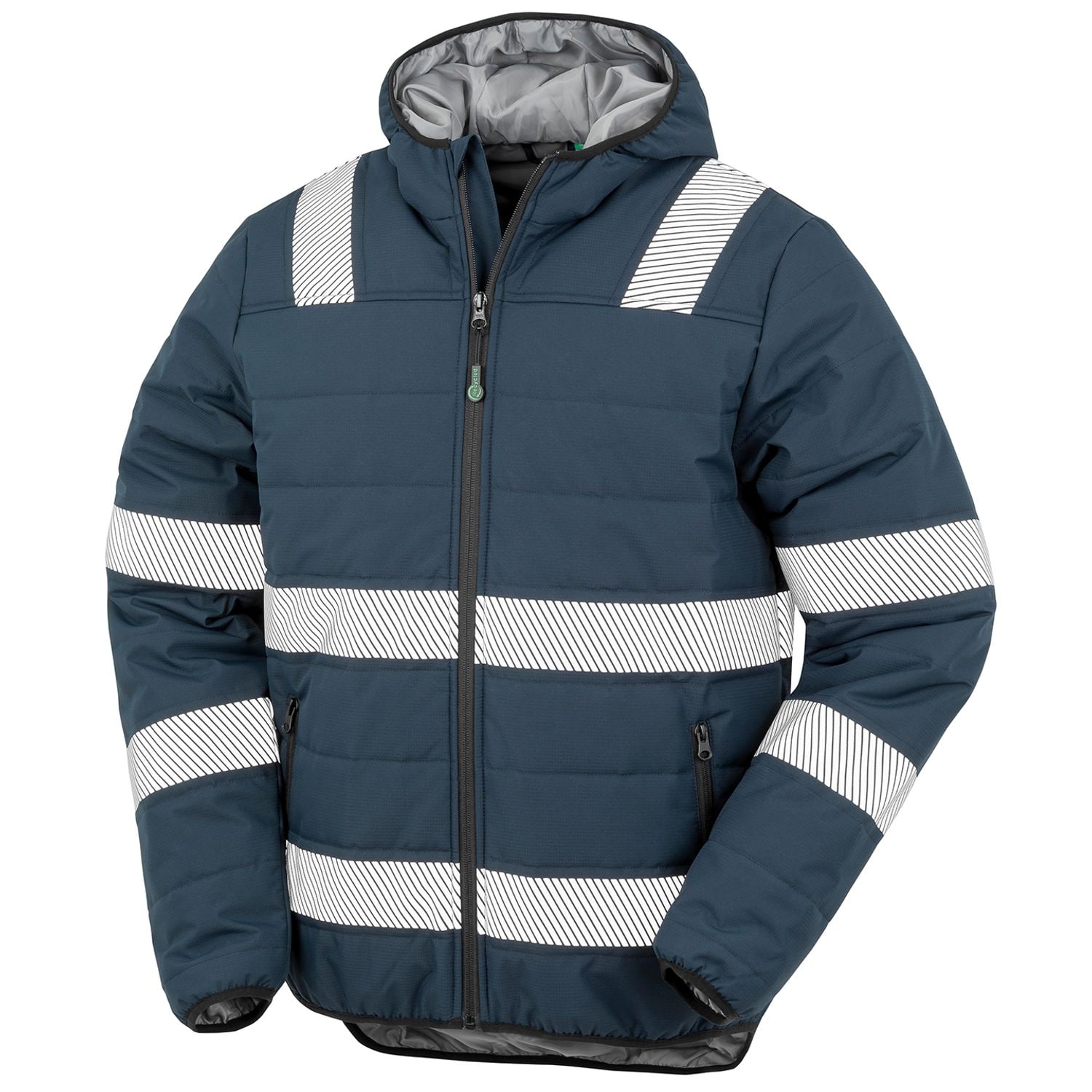 Result Recycled Ripstop Padded Safety Jacket Navy XL