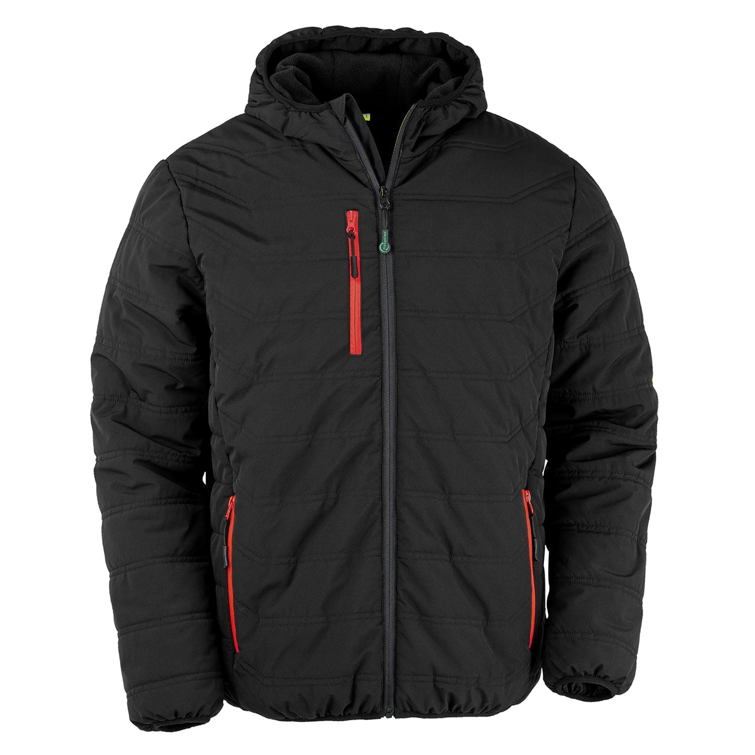Result Recycled Compass Padded Winter Jacket Black/Red XS